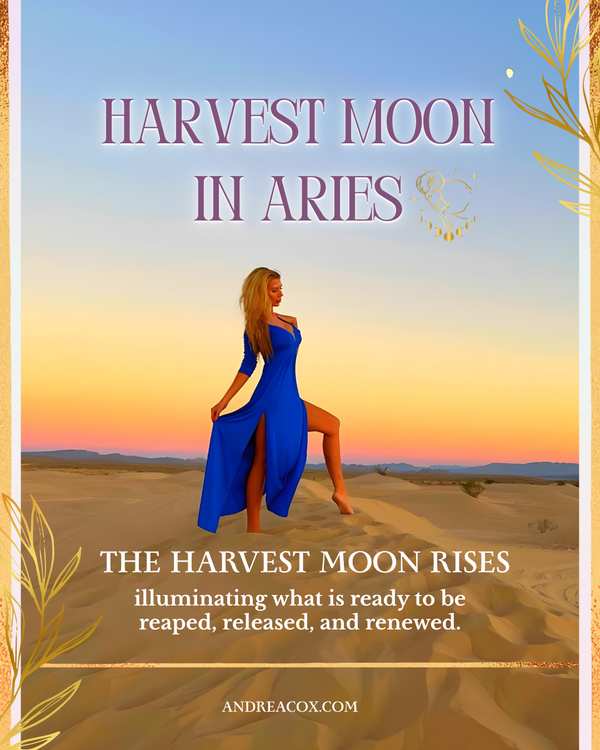 Harvest Moon in Aries 2025: Rituals, Foods, Crystals, and Herbs for Courage & Clarity