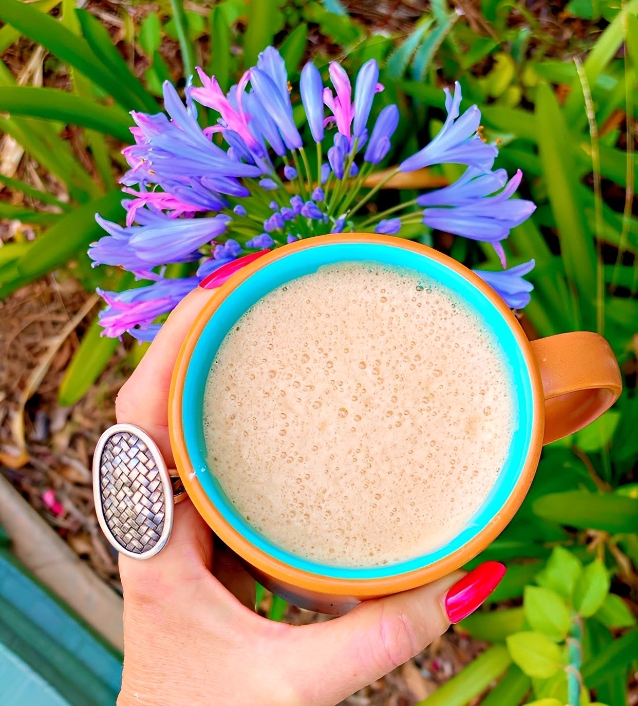 Andrea's beloved dogs