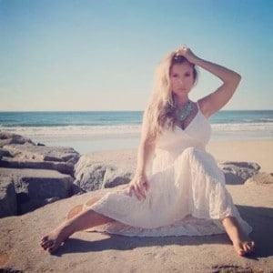 Andrea Cox soaking up the California sun in Carlsbad!